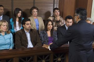 lawyer and jury